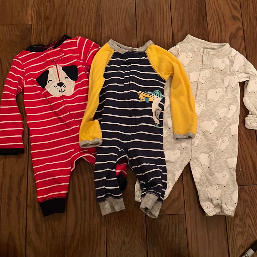 Bundle of 3 Footless Sleepers